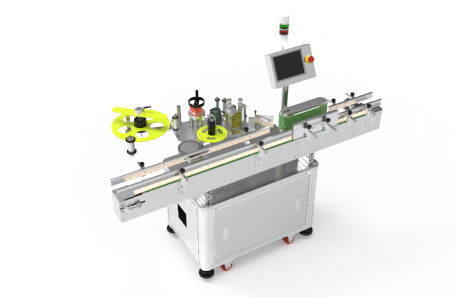 立式圓形罐子貼標(biāo)機(jī)