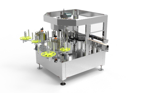 全自動(dòng)回轉(zhuǎn)式不干膠貼標(biāo)機(jī)-XTHZ-720J型